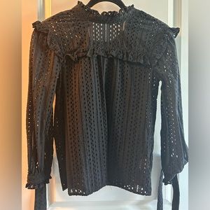 Madewell Eyelet Blouse (xxs)